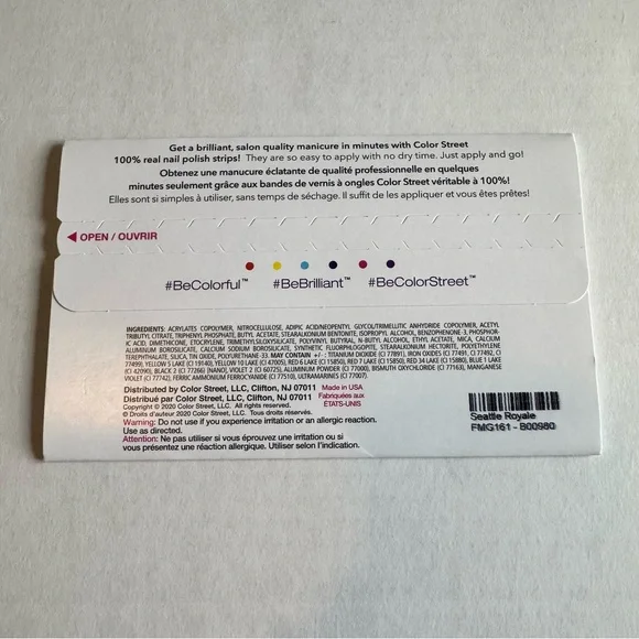 *Retired* Color Street: Seattle Royale | Copper Gold Glitter Orange Fall Autumn - Picture 4 of 14